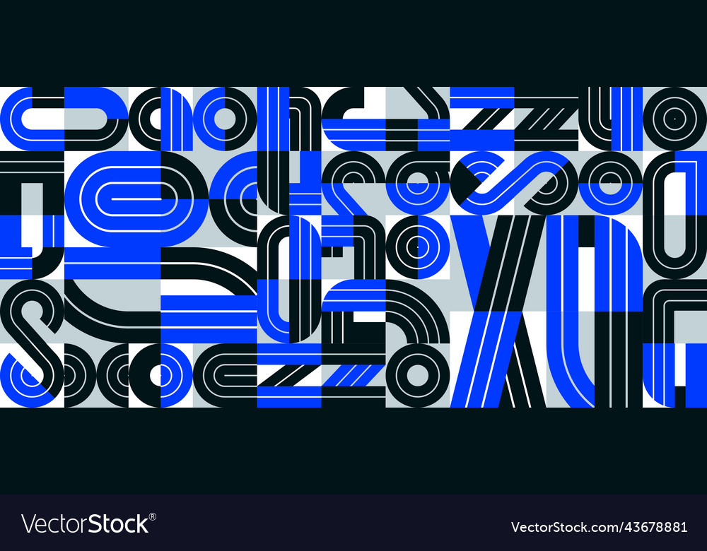Seamless pattern with geometric elements trendy