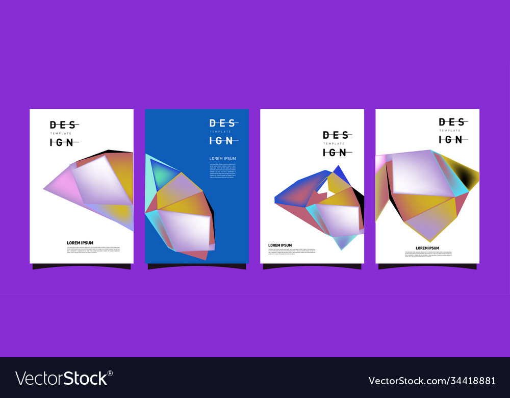 Simple colorful abstract geometric background