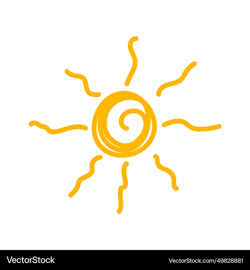 Sun icon Royalty Free Vector Image - VectorStock
