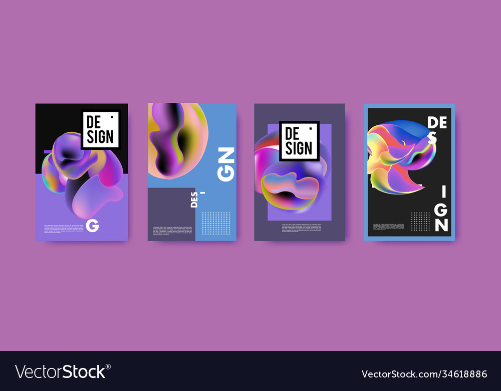 Abstract colorful liquid and fluid pattern