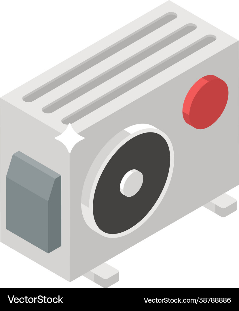 Condensor Fan Vector Ac condenser Royalty Free Vector Image - VectorStock
