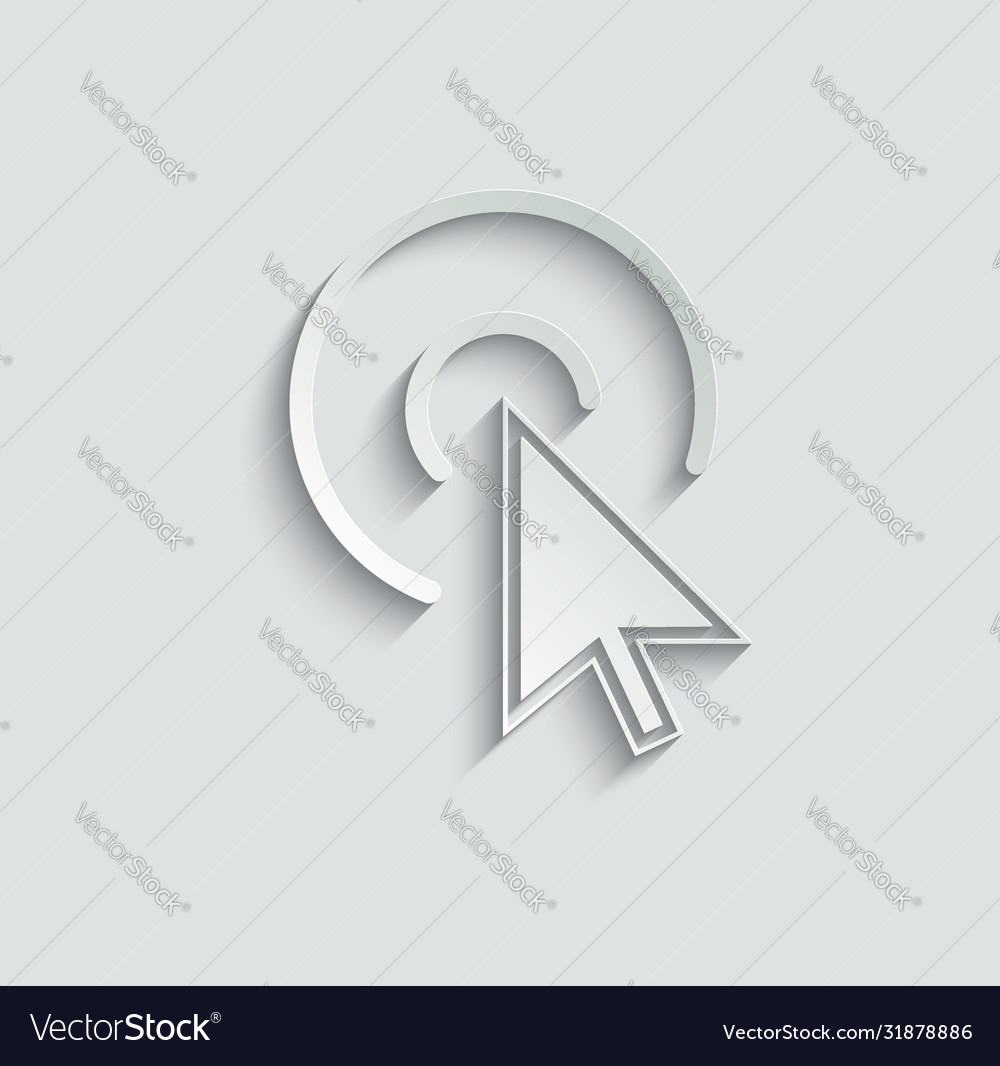 Click icon cursor symbol mouse