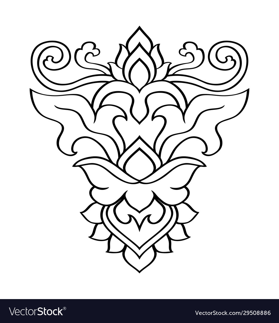 Medieval abstract design element
