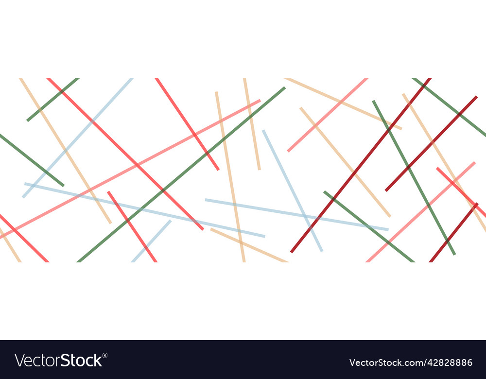 Seamless pattern of colored lines for textiles