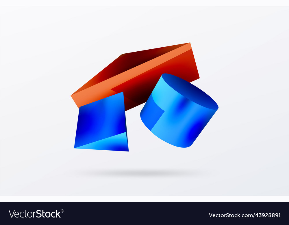 3d abstract background shapes triangle Vector Image 3d abstract background shapes triangle