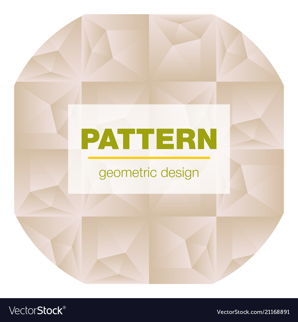 Abstract geometric background with polygons info vector image Abstract geometric background with polygons info