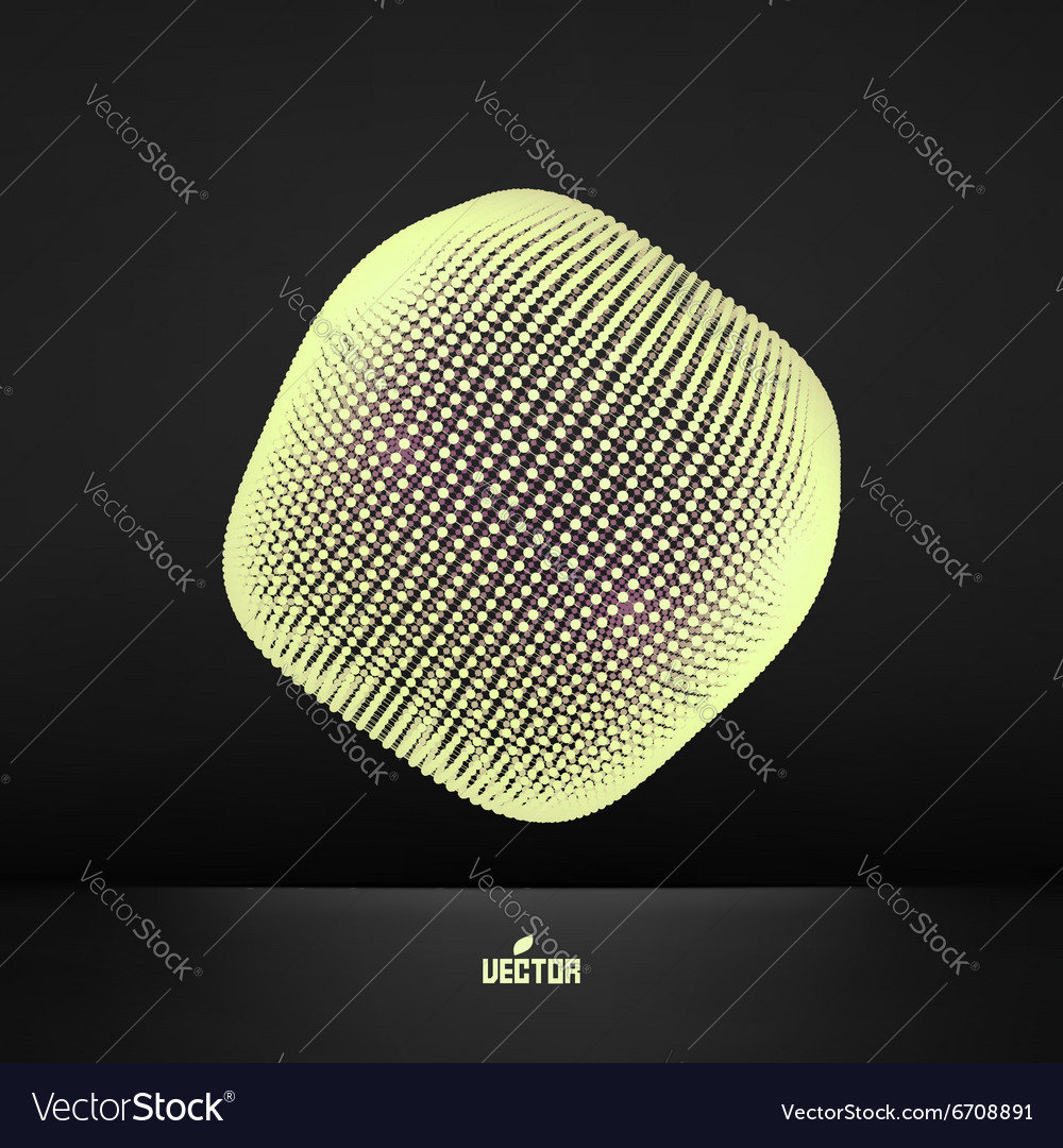 Abstract polygonal design connection structure