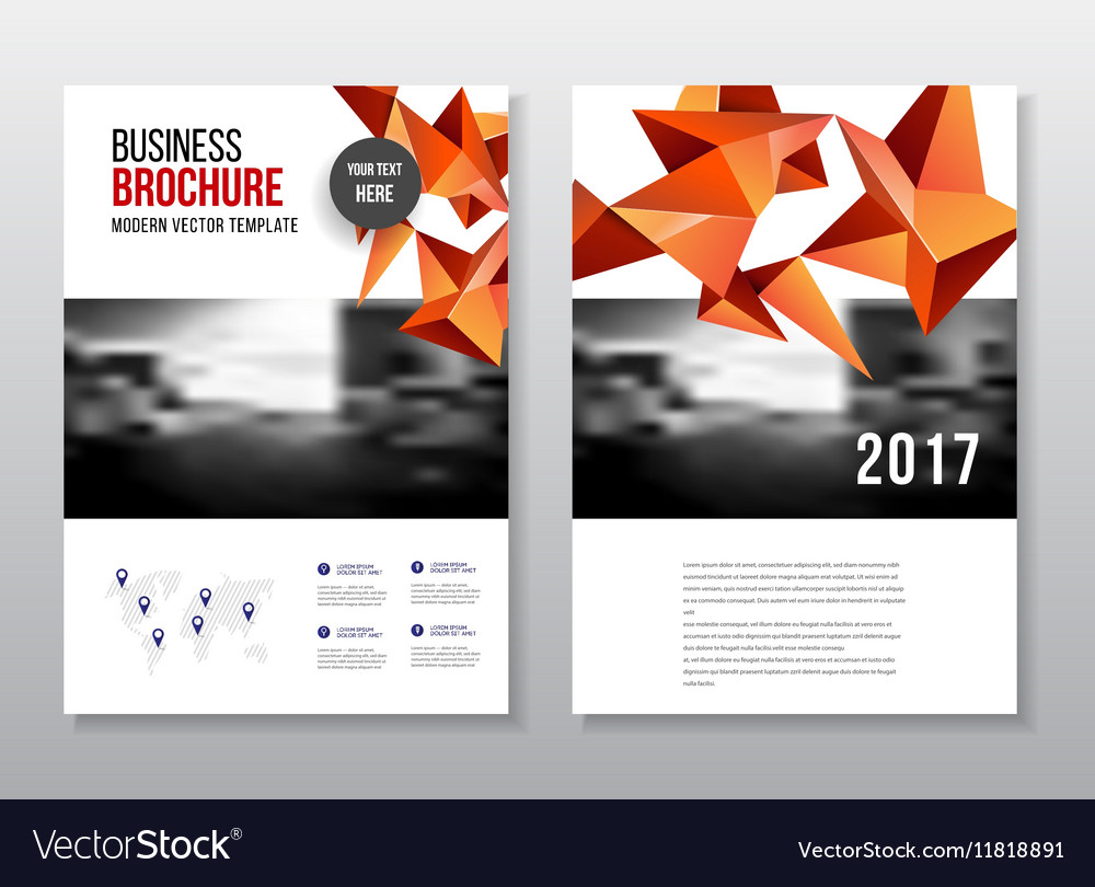 Annual report flyer or poster for party a4