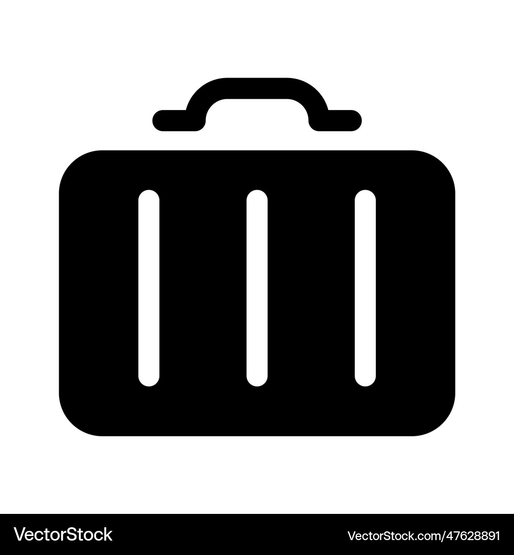 Briefcase icon Royalty Free Vector Image - VectorStock