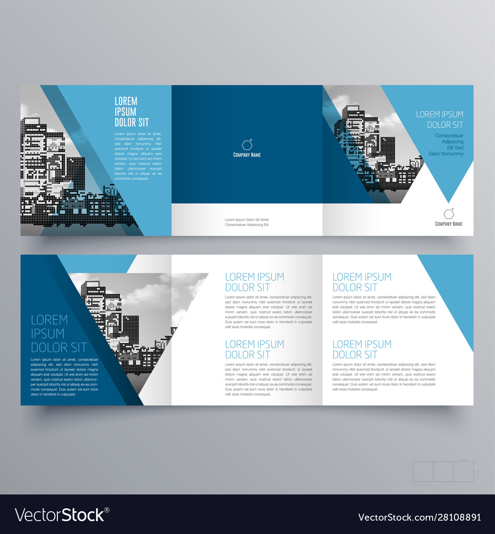 Brochure design 1095 Royalty Free Vector Image