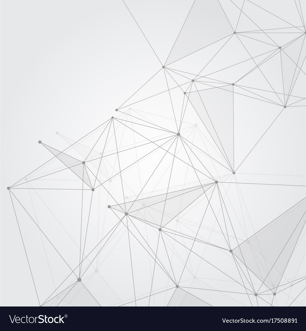 Geometric abstract background with connected line