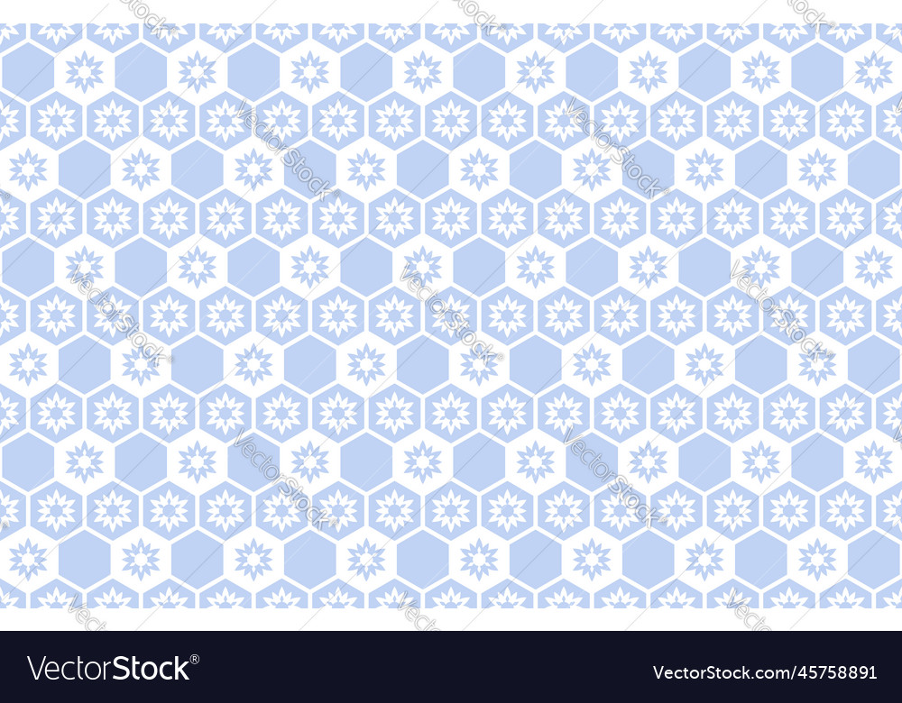 Seamless hexagons pattern vector image Seamless hexagons pattern