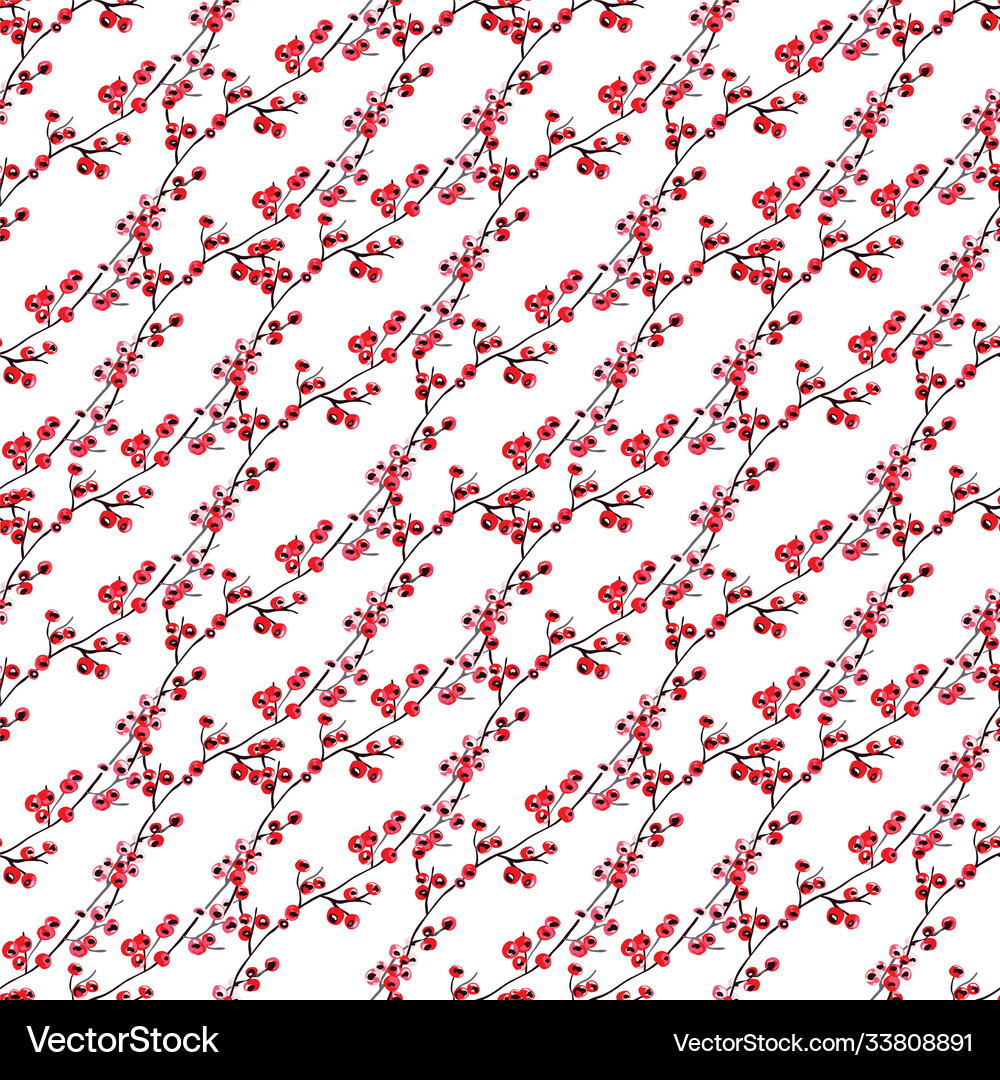 Winter seamless pattern Royalty Free Vector Image