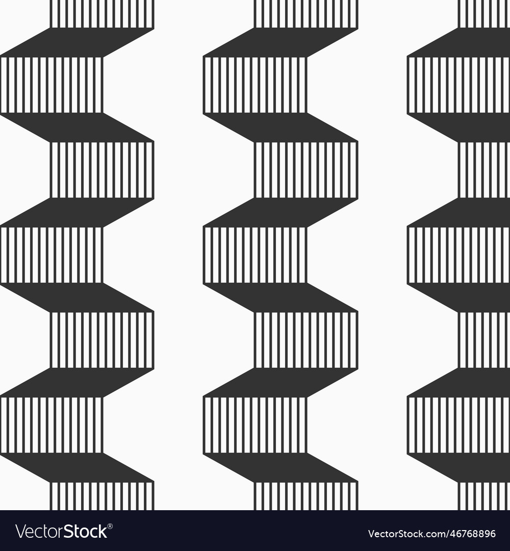 Abstract seamless pattern hexagonal zigzag vector image Abstract seamless pattern hexagonal zigzag