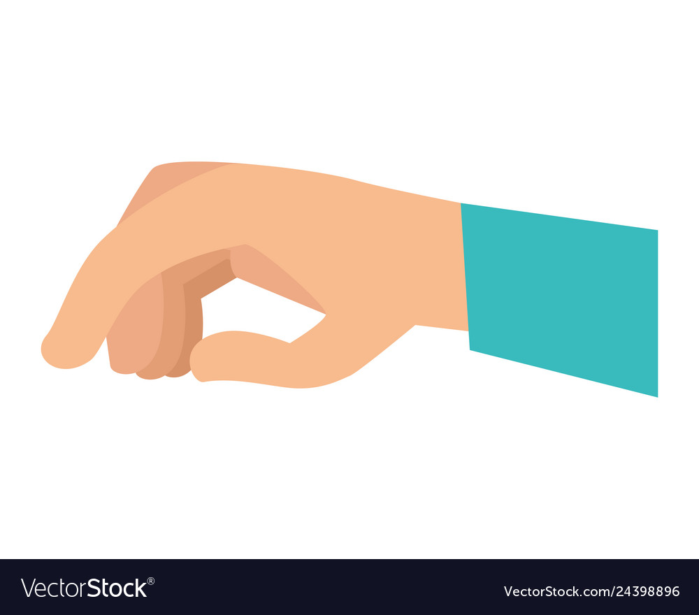 Hand human giving icon Royalty Free Vector Image