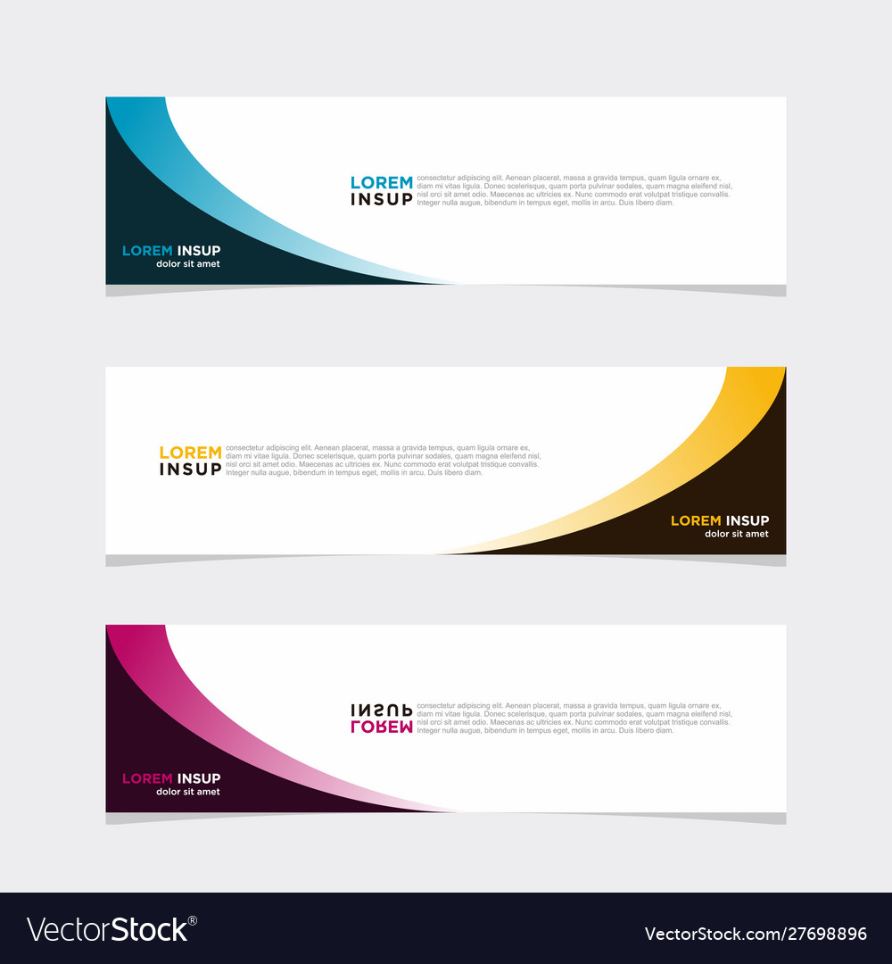 Modern banner web background abstract design