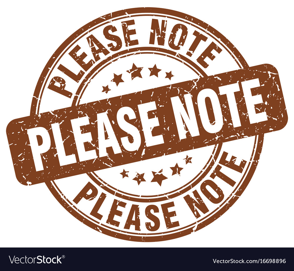 please-note-brown-grunge-stamp-royalty-free-vector-image