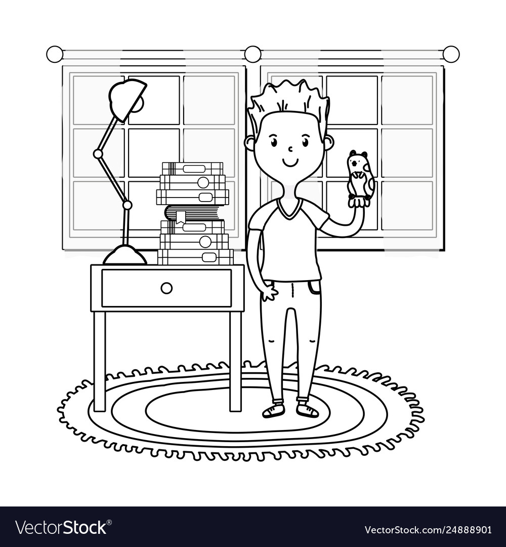 Boy with Puppet