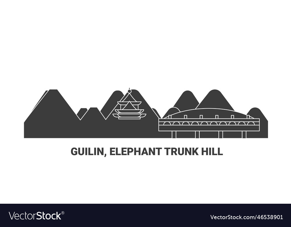 China guilin elephant trunk hill travel