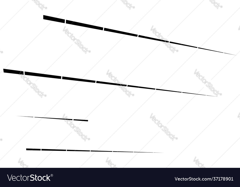 Dashed dynamic lines stripes 3d vector image Dashed dynamic lines stripes 3d