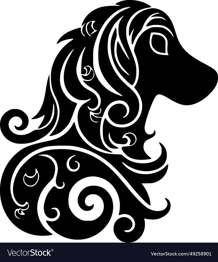 Hund - hochwertiges Logo ideal für T-Shirt vector image Hund - hochwertiges Logo ideal für T-Shirt