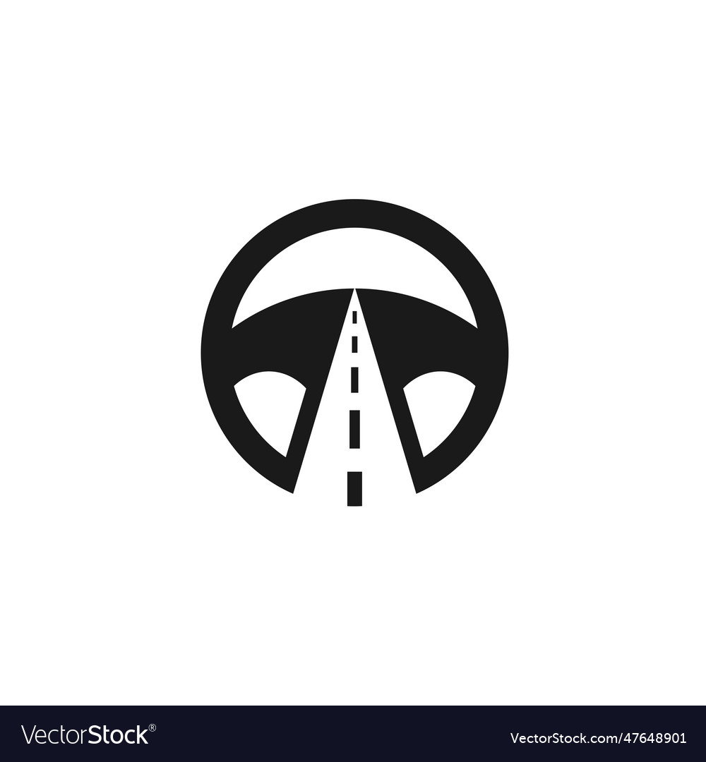 Drive logo car transport road automotive speed Vector Image