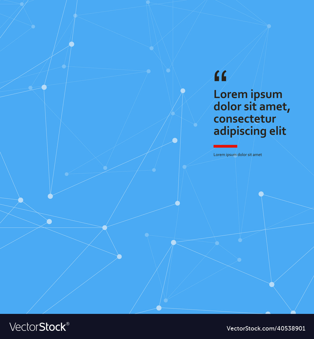 Geometric abstract background with connected white