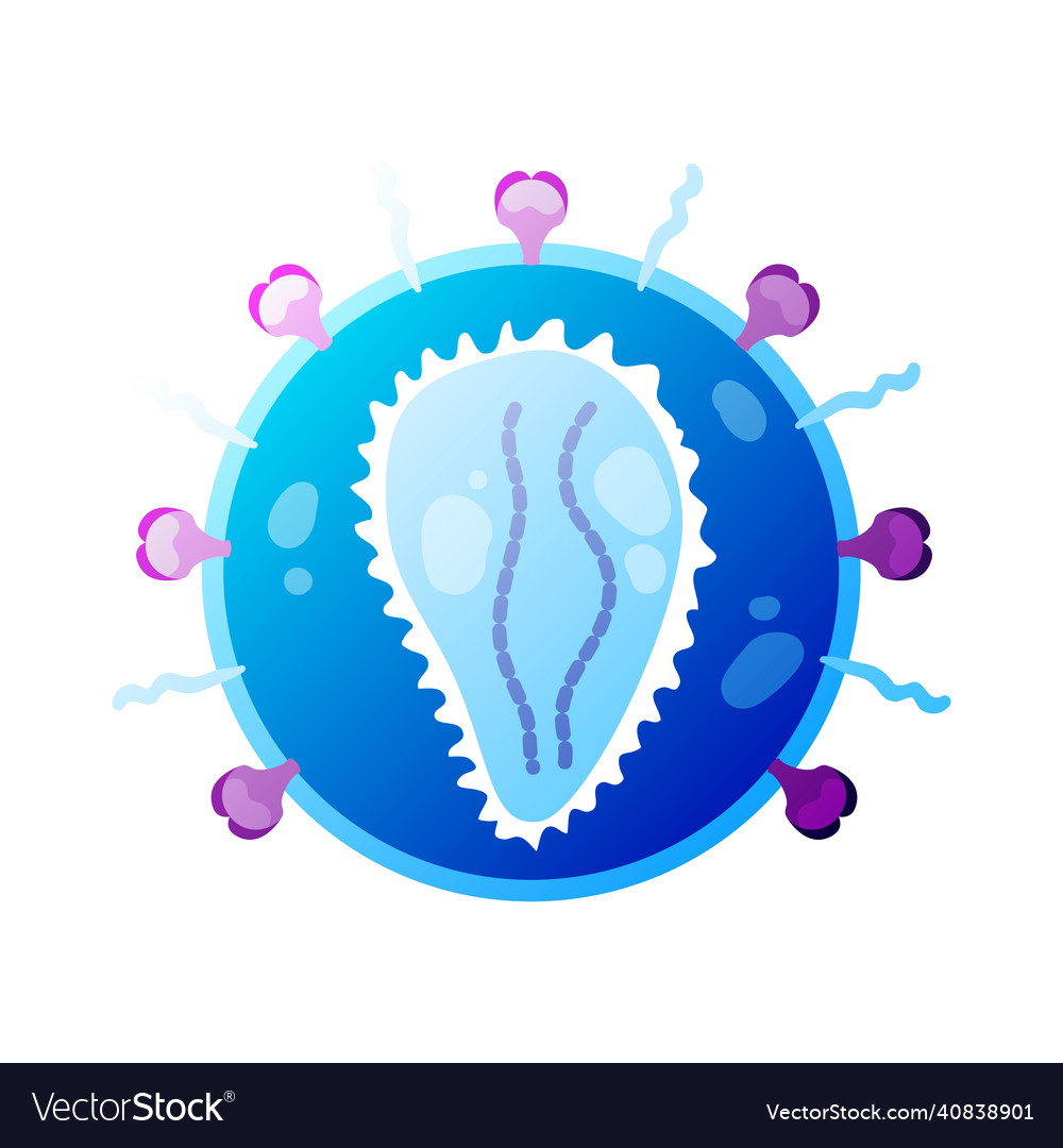 Hiv color virus composition Royalty Free Vector Image