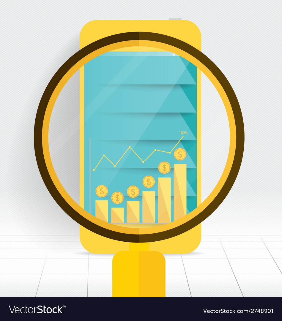 Infographic design template touchscreen device