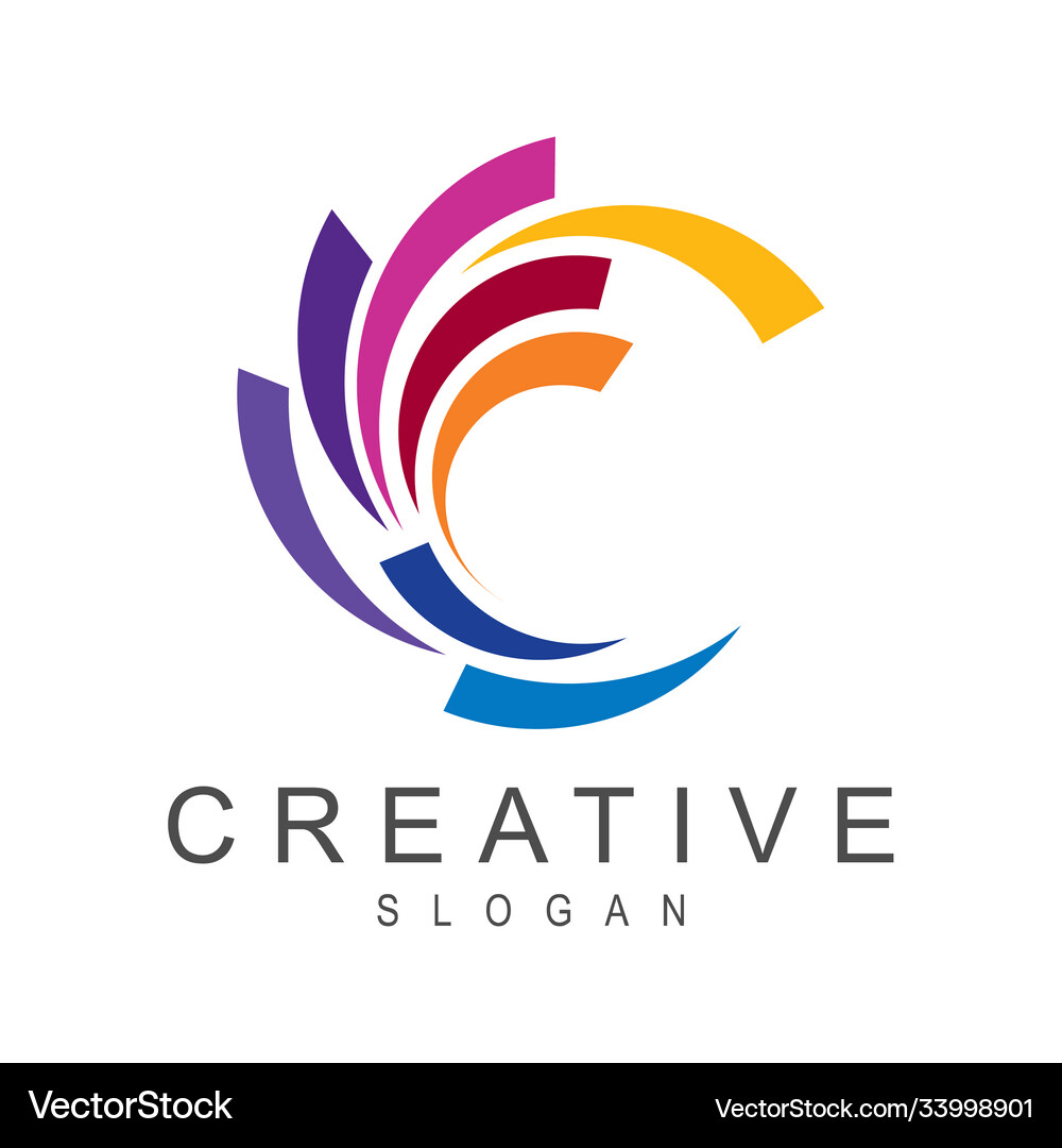 Letter c logo Royalty Free Vector Image - VectorStock