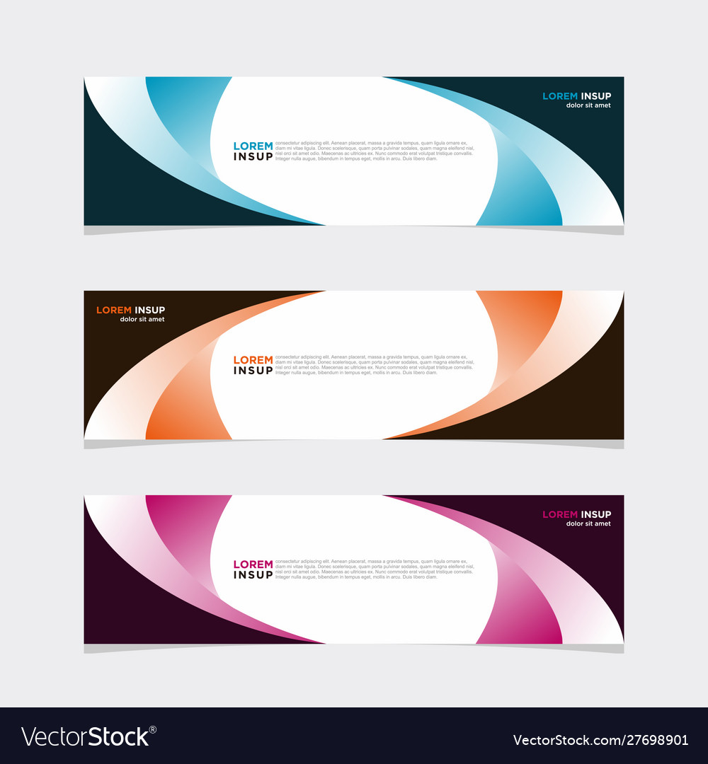 Modern banner web background abstract design