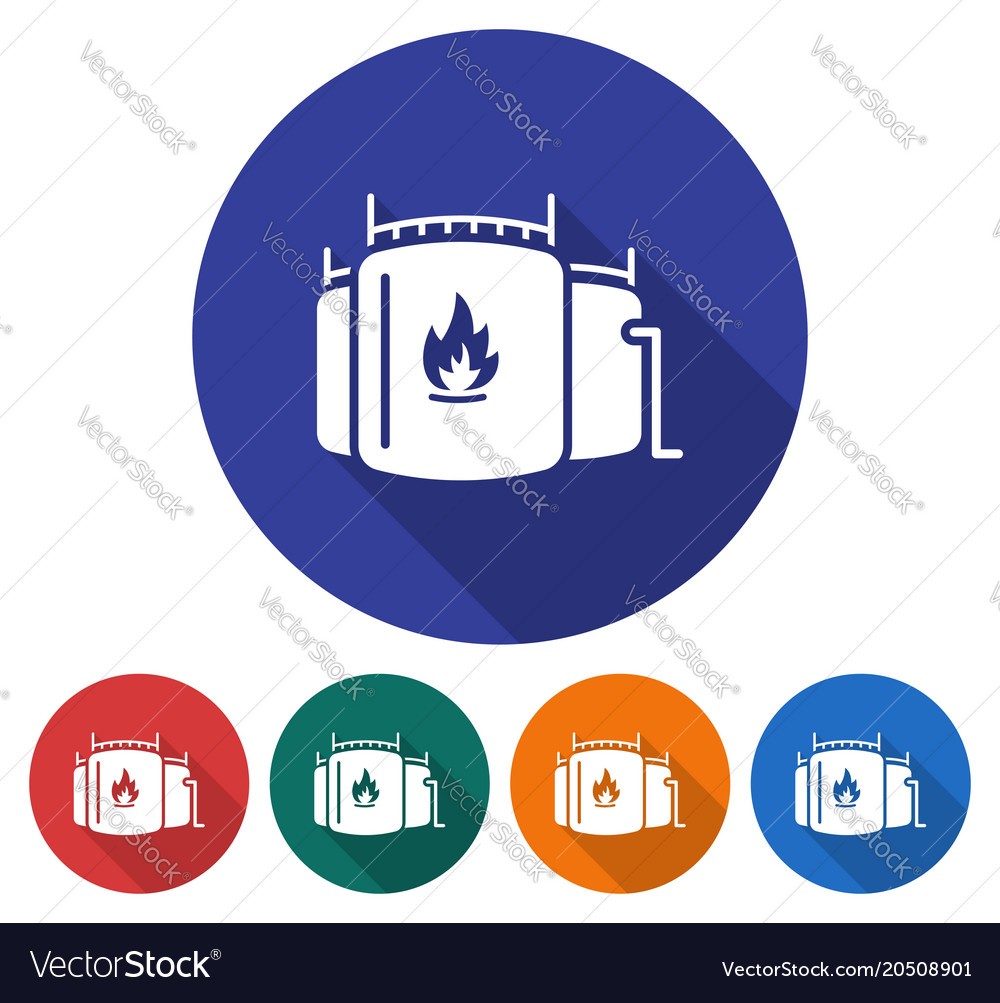 Oil Storage Tank Icon