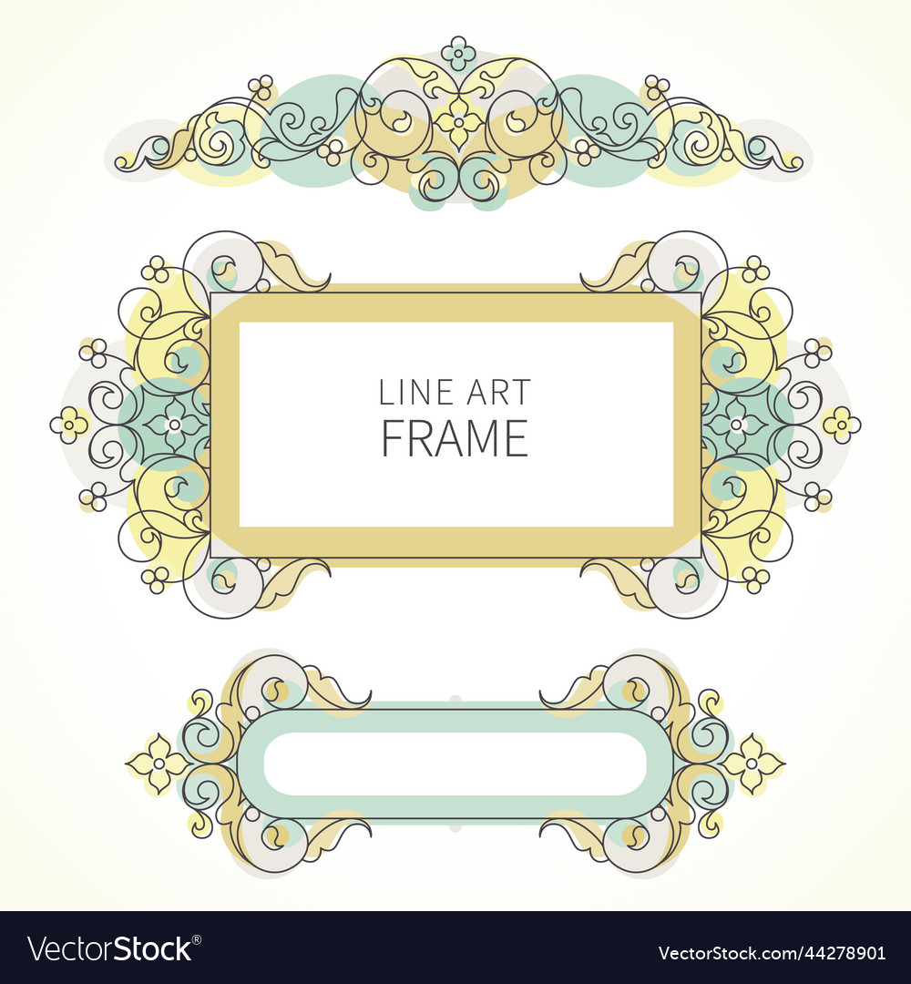 Ornate Floral Frame