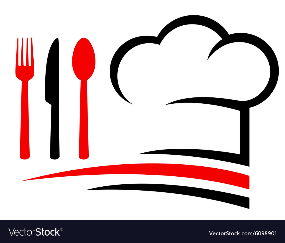 Restaurant emblem Royalty Free Vector Image - VectorStock