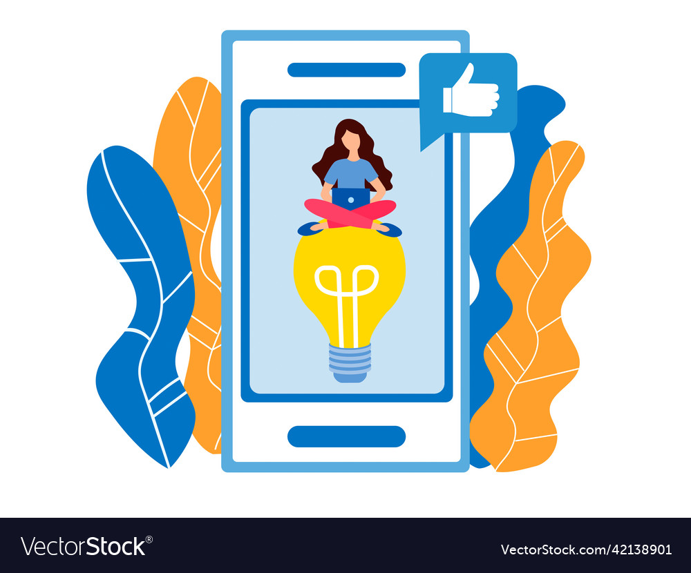 Smartphone message interface isolated background vector image Smartphone message interface isolated background