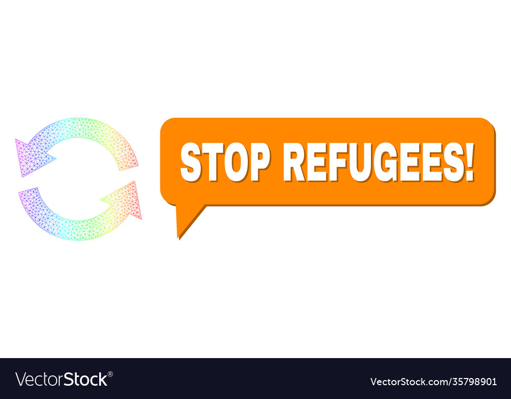 Spectrum net gradient refresh icon and stop vector image Spectrum net gradient refresh icon and stop