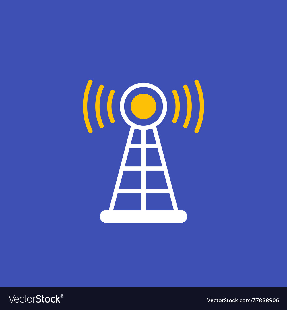 Antenna radio tower icon