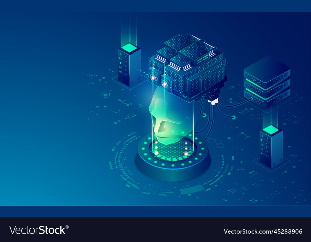 Concept of machine learning or deep