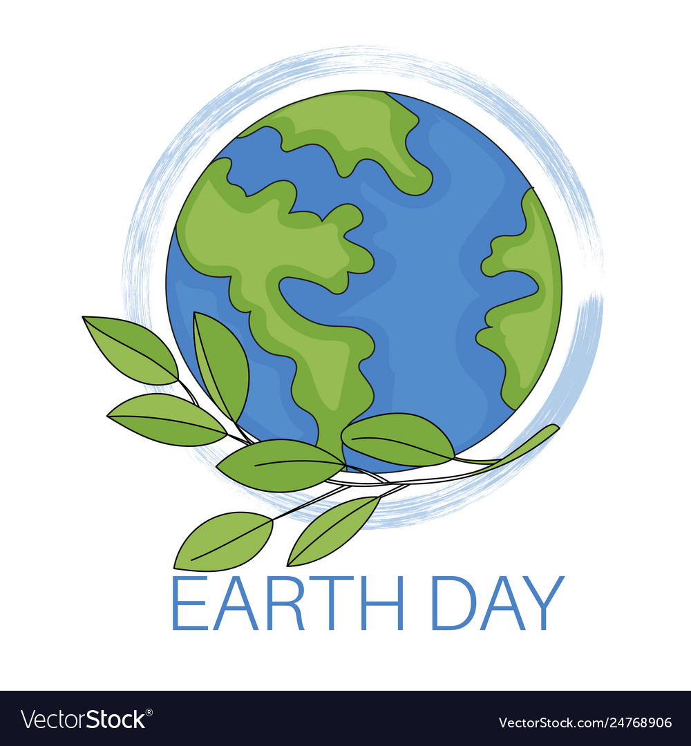 Earth day planet ecological problem Royalty Free Vector