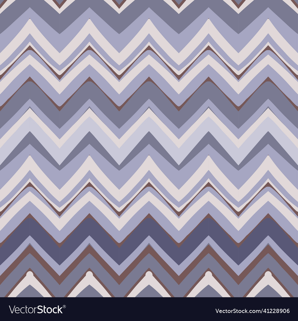 Ethnic zigzag pattern in retro colors aztec style vector image Ethnic zigzag pattern in retro colors aztec style