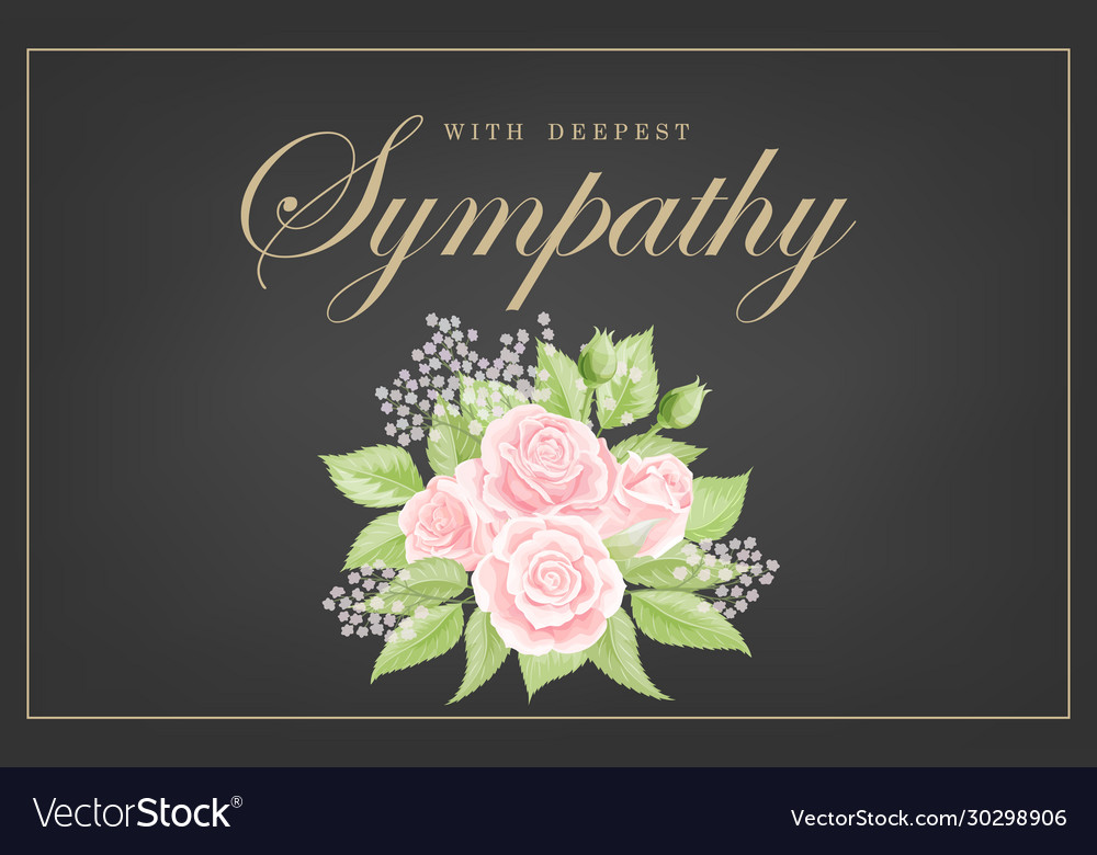 Pink Rose Bouquet On Black Background Royalty Free Vector