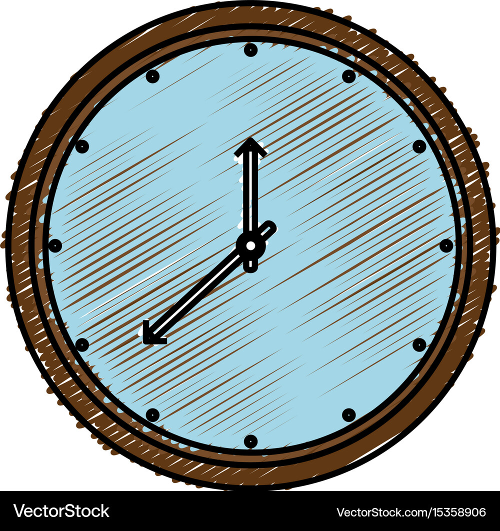 Wall clock icon Royalty Free Vector Image - VectorStock