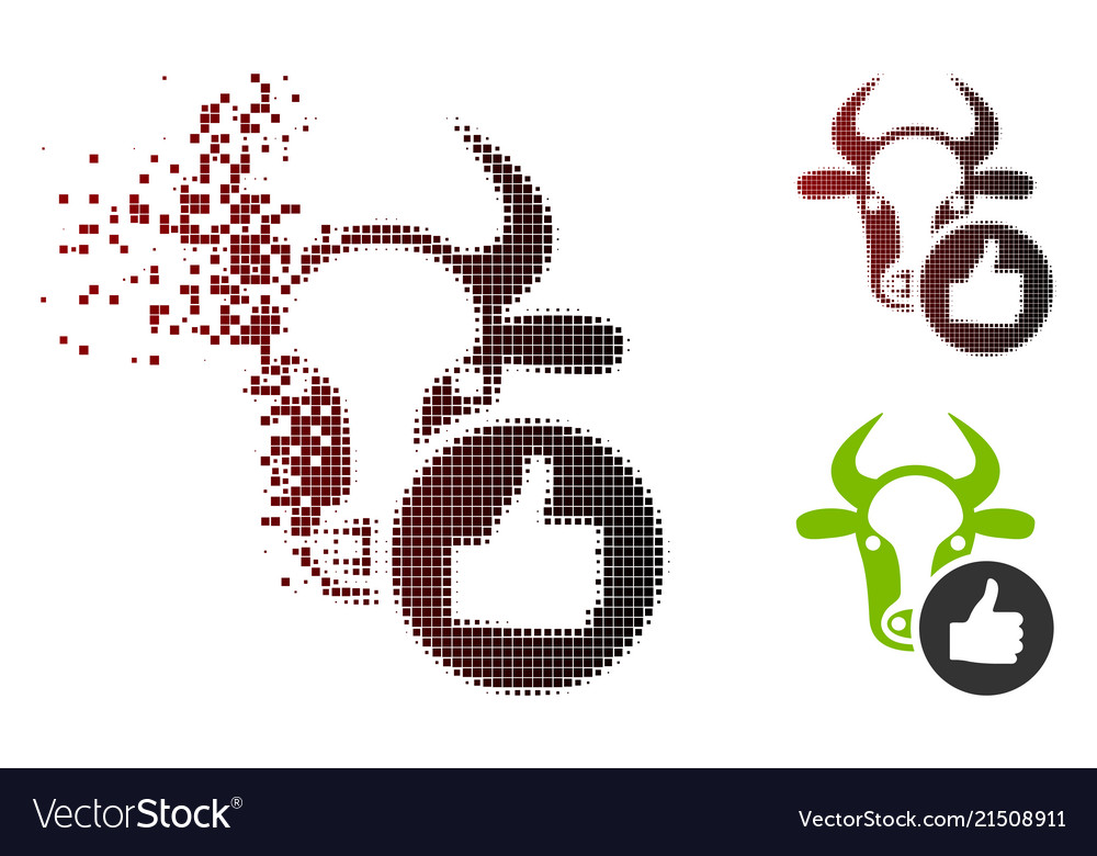 Auflösung Cow Thumb Up Icon