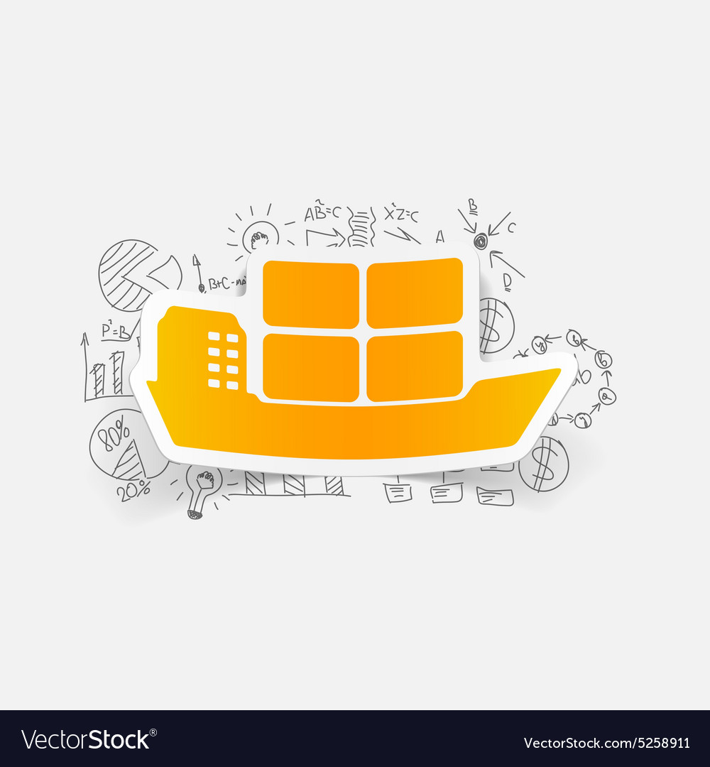 Drawing business formulas ship