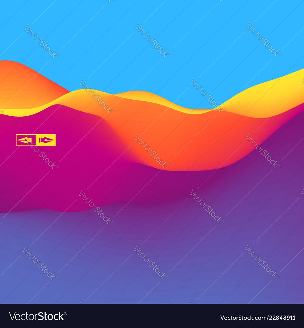 Dynamic Wavy Background
