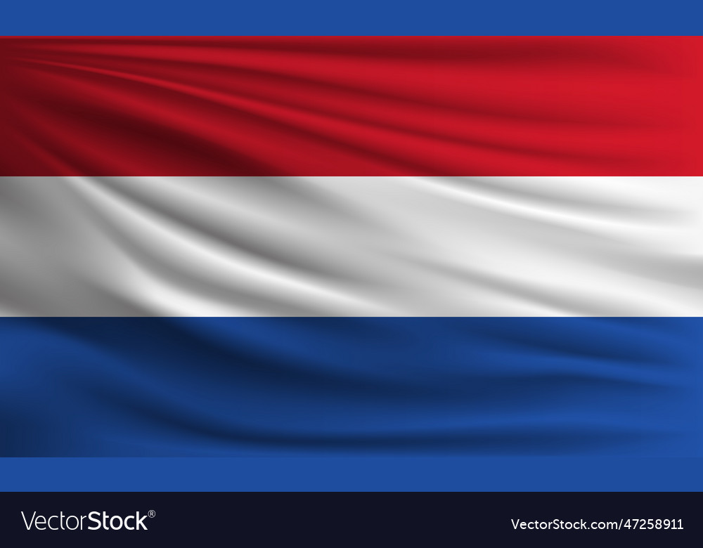 Flag of netherlands Royalty Free Vector Image - VectorStock