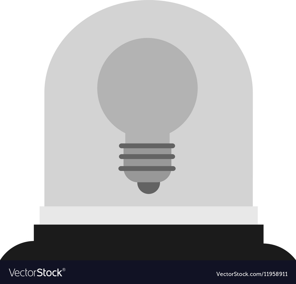Isolated robot with light bulb design