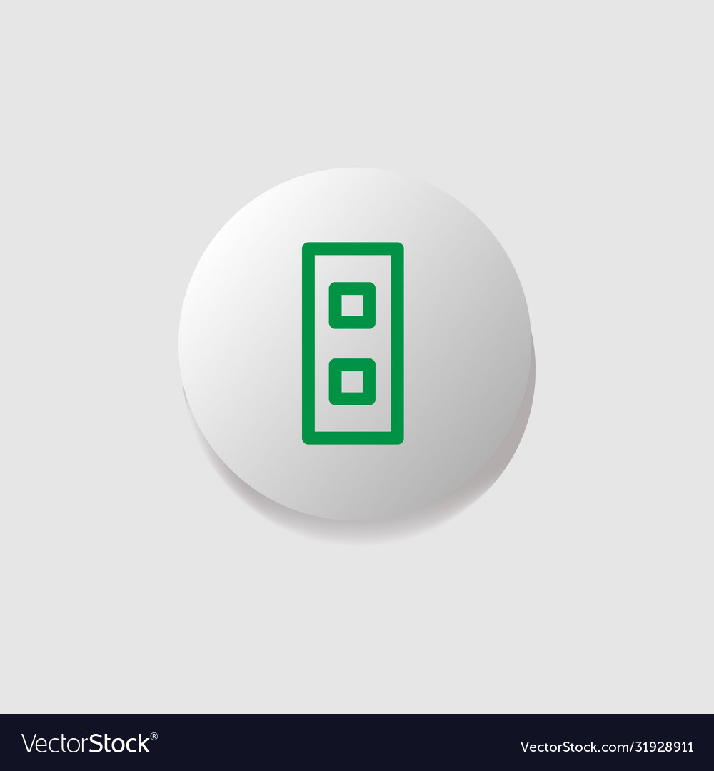 Modern icon button design speaker isolated