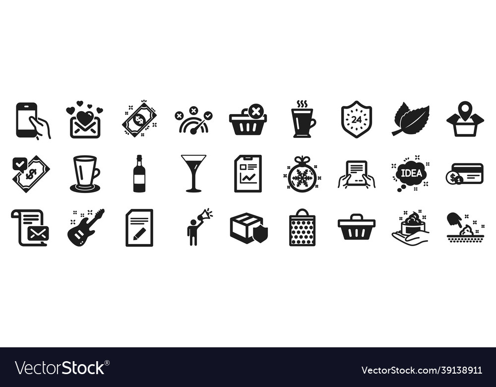 Set of simple icons such as receive file edit vector image Set of simple icons such as receive file edit