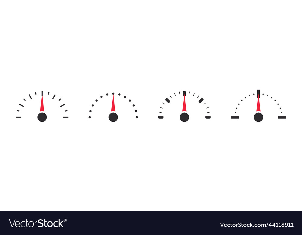 Speed indicator sign speedometer tachometer